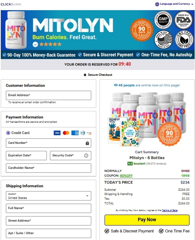 Mitolyn Order Page